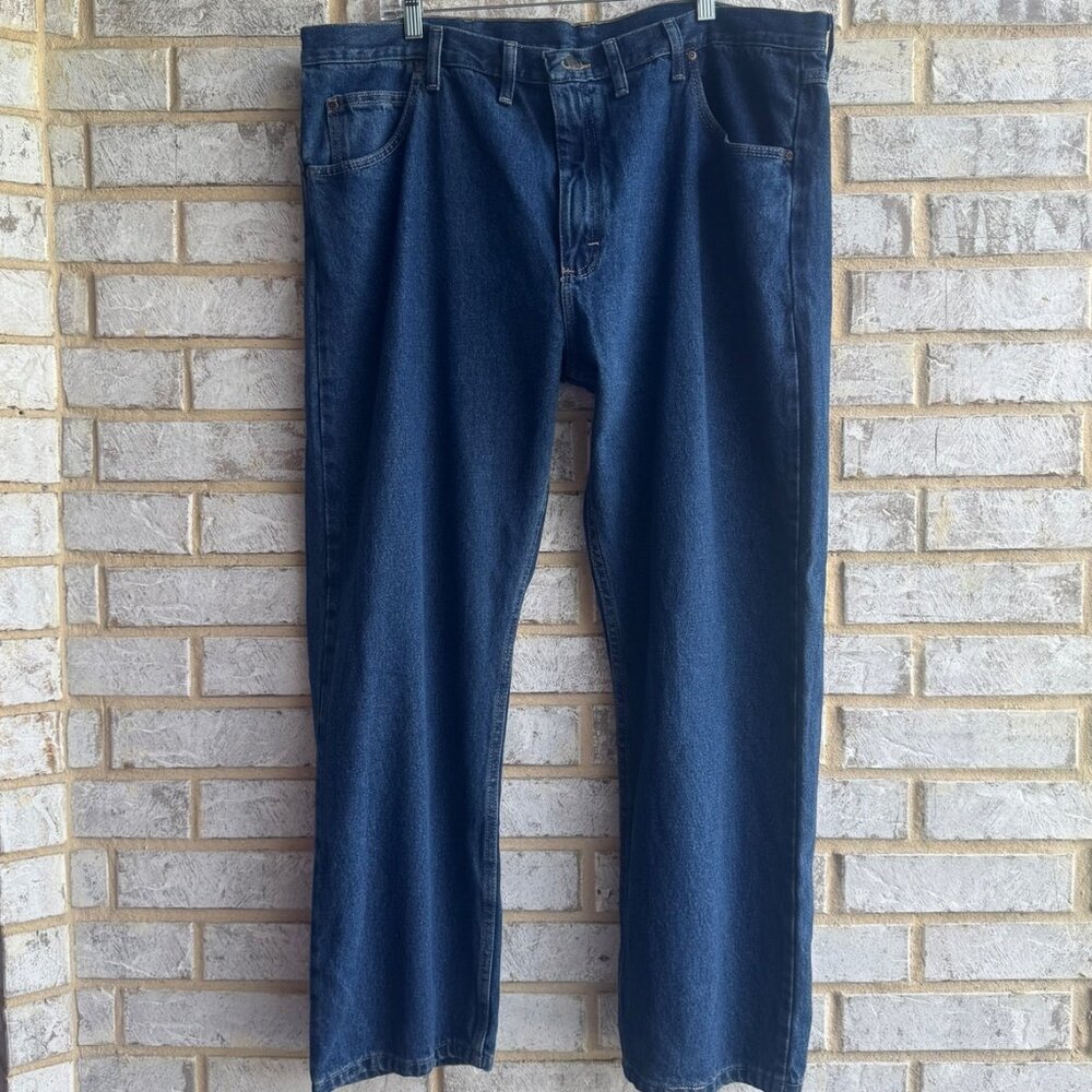 Wrangler Relaxed Fit 100% Cotton Blue Denim Jeans Women's Size 44 X 30